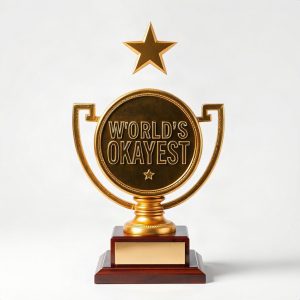 World's Most Okayest Award Trophy (AI)