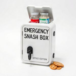 Emergency Snack Stash Lock Box Office Edition (AI)
