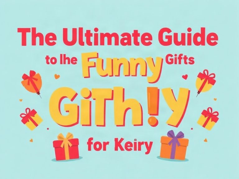 The Ultimate Guide to Funny Birthday Gifts for Every Personality (blog cover)