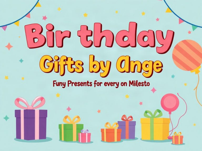 Birthday Gifts by Age: Funny Presents For Every Milestone (blog cover)