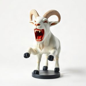 Screaming Goat Figure Press For Chaos Desk Toy (AI)