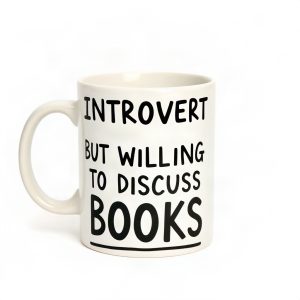Introvert But Willing To Discuss Books Coffee Mug (AI)